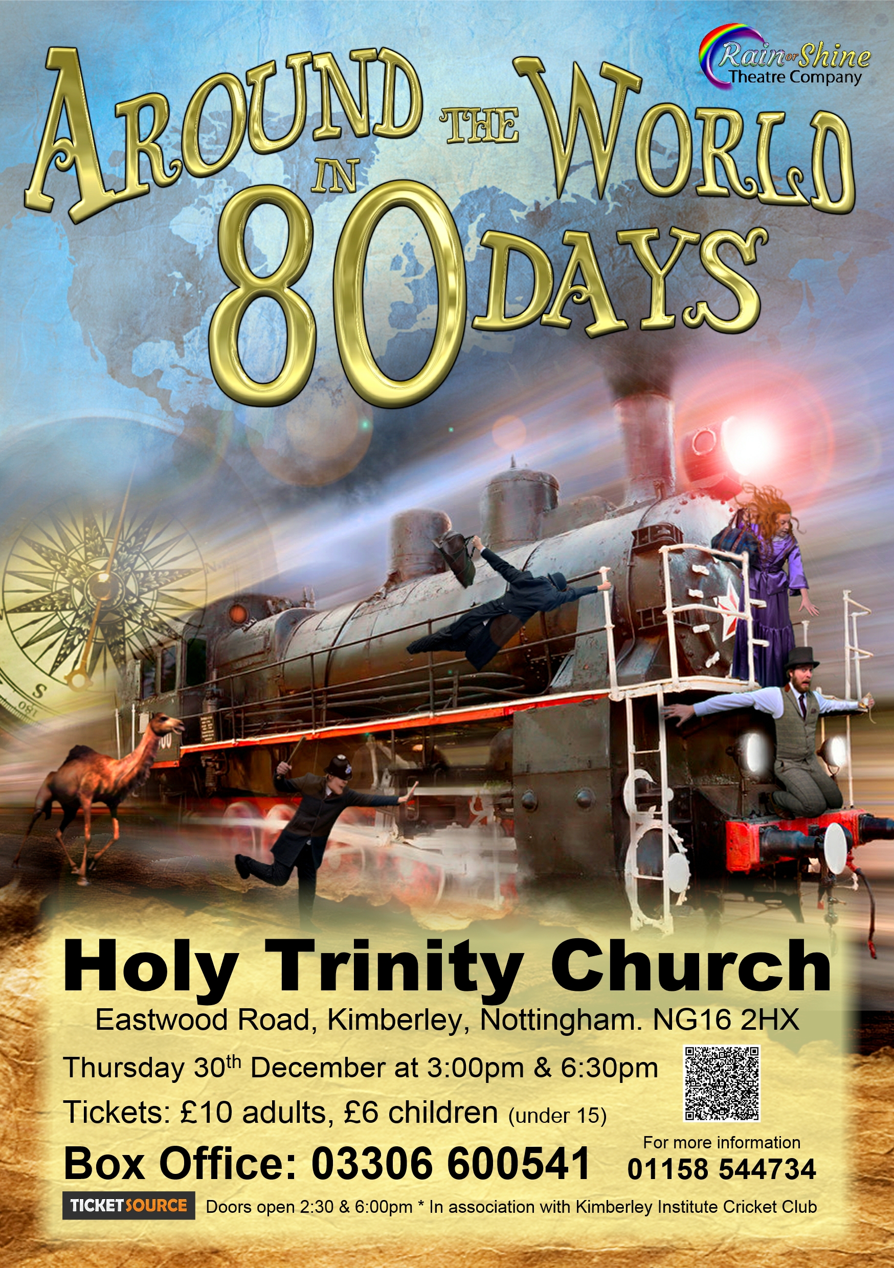 Around the World in 80 Days at Holy Trinity Church – Thursday 30th December